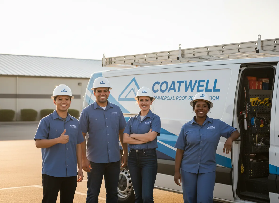 Commercial roof coating company in Carney, MI